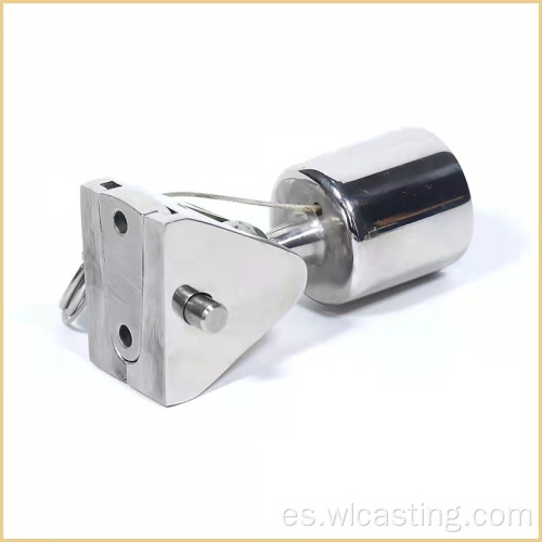 Conector de bisagra de cubierta de bote de acero inoxidable rotado 180